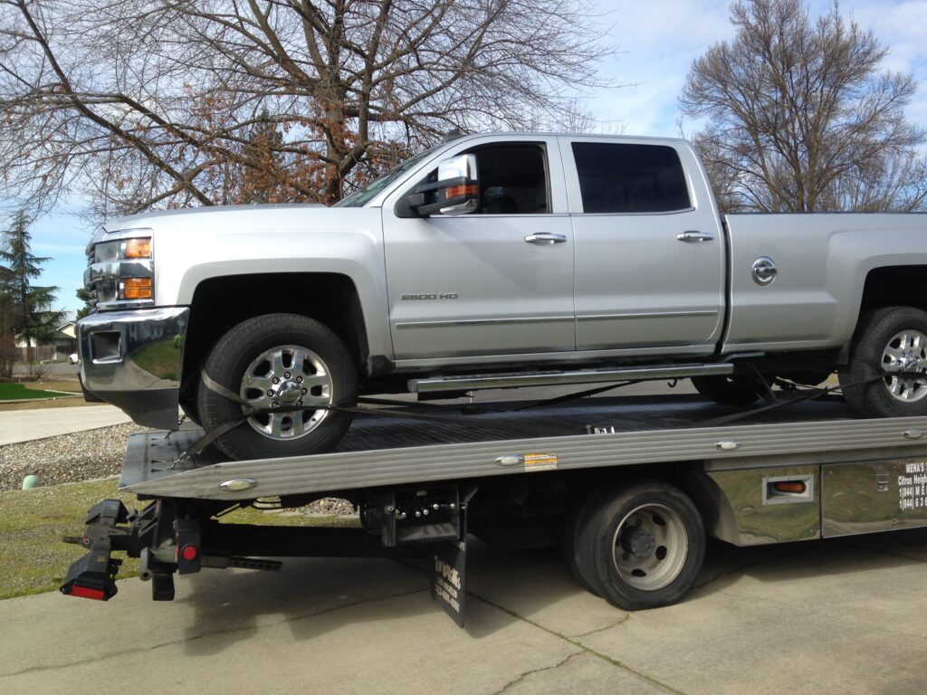 Full size truck towing